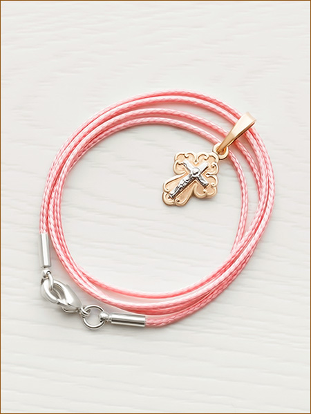 Серебряный крестик 10206АКВ фото 8