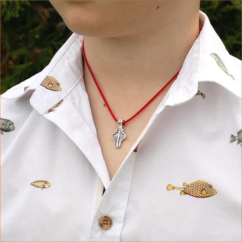 Серебряный крестик 8156ЕЛЗ фото 5