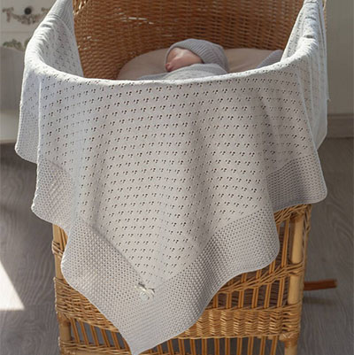 Плед "Утренняя роса" серый