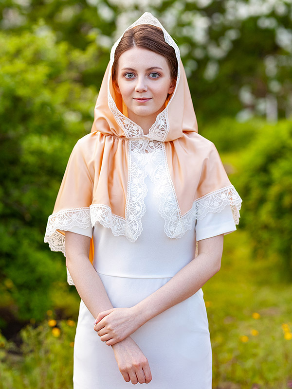 Православная накидка с капюшоном "Мелитина" фото 3
