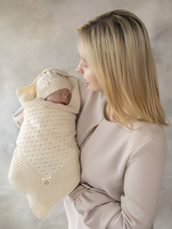 Плед "Утренняя роса" бежевый фото 1