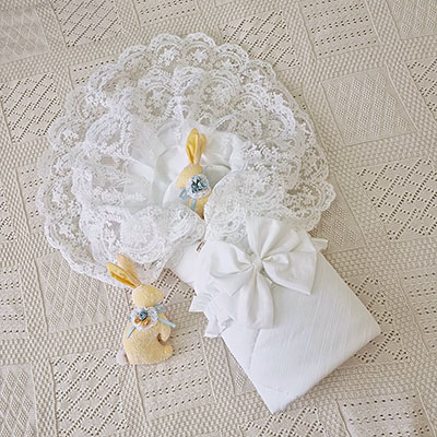 Конверт "Келли" весна-осень, молочный - миниатюра фотографии товара в каталоге ЛиноБамбино