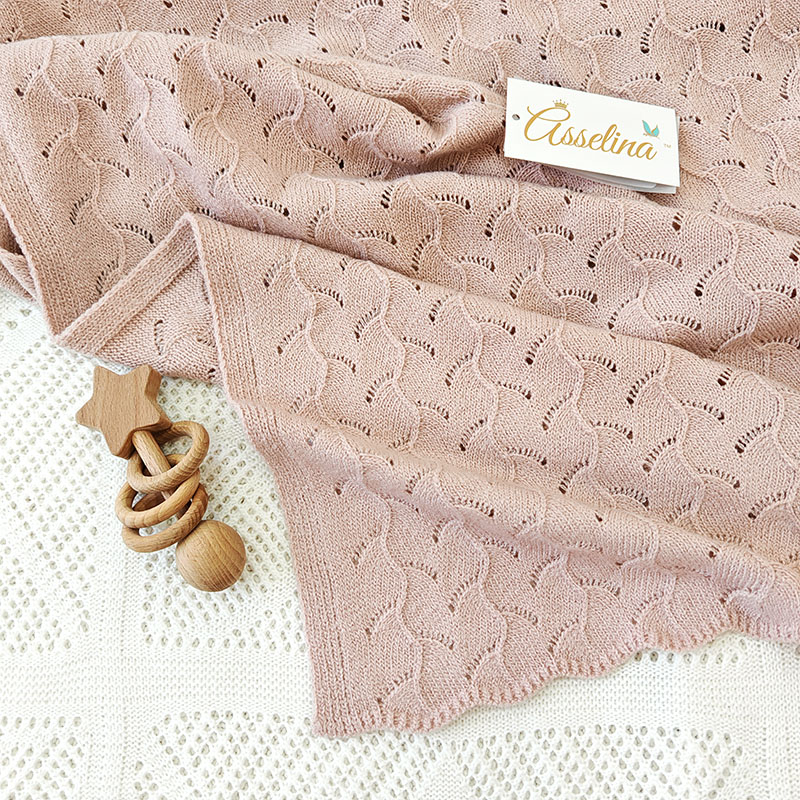 Плед "Нила",  пудра фото 1