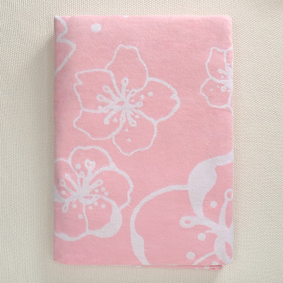 1,5-спальное байковое одеяло "Сакура" розовое - миниатюра фотографии товара в каталоге ЛиноБамбино