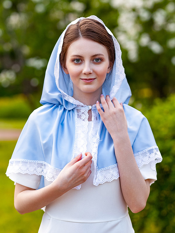 Православный платок с капюшоном "Мария" фото 6