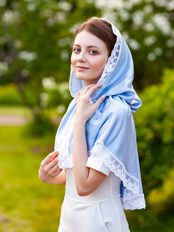Православный платок с капюшоном "Мария" фото 5