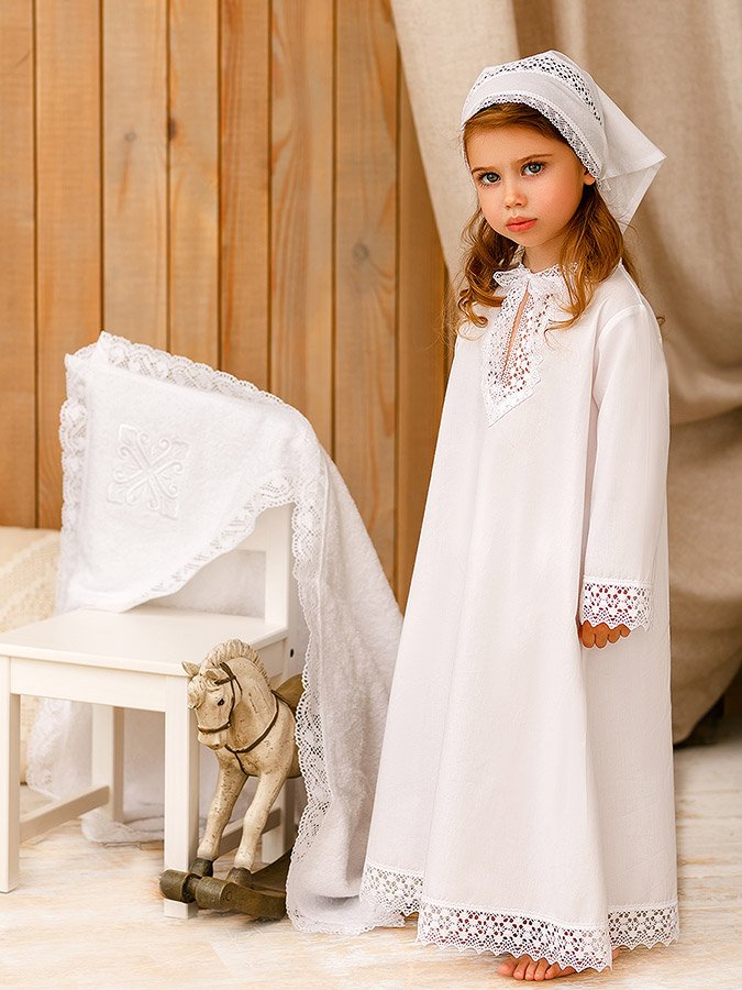 Рубашки и платья для Крещения - девочкам, мальчикам и унисекс