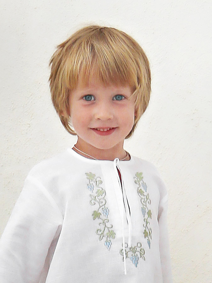 Крестильная рубашка "Владимир" для мальчика фото 2