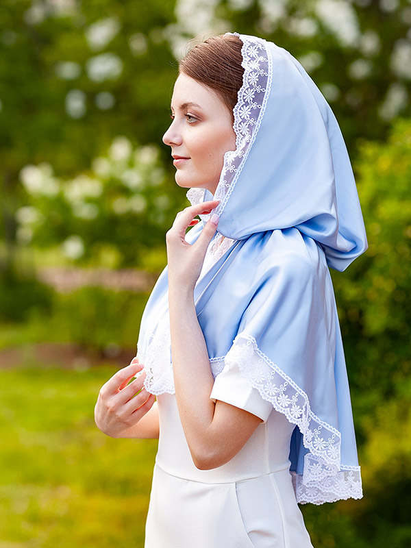Православный платок с капюшоном "Мария" фото 4