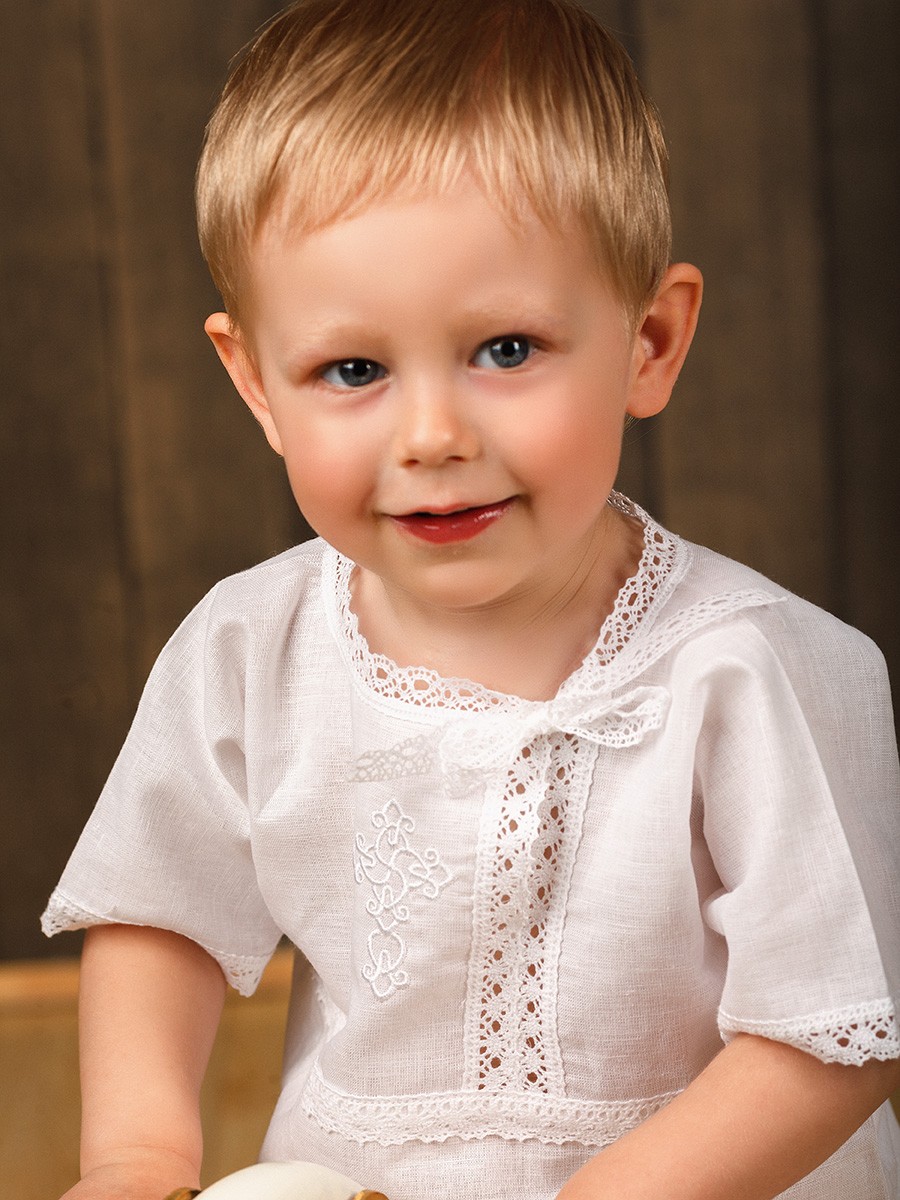 Крестильная рубашка "Егор" для мальчика фото 4