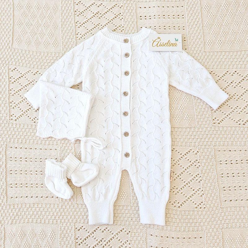 Комплект  "Нила" на выписку, белый фото 1