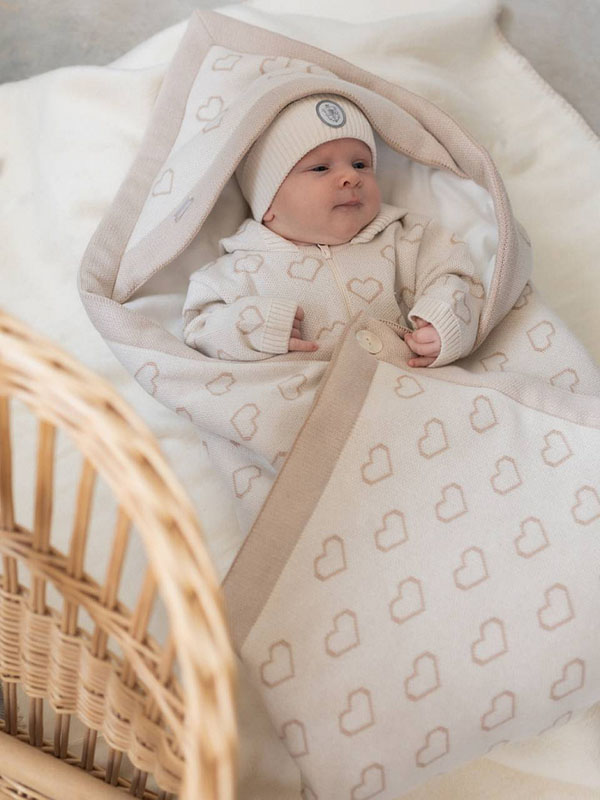 Конверт-плед "Сердечки" фото 1