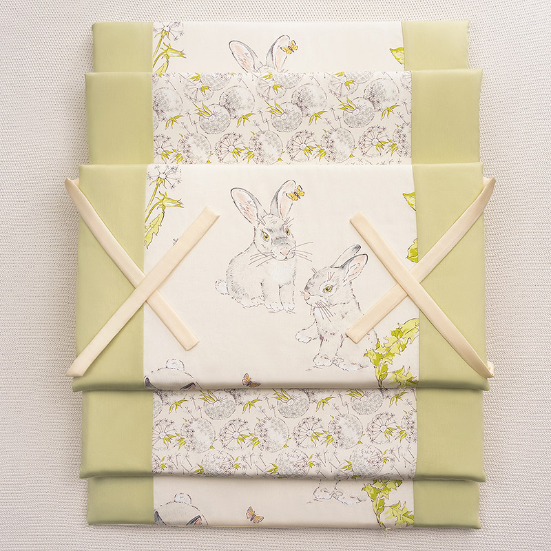 Бортики Кролики и одуванчики сатин фото 2