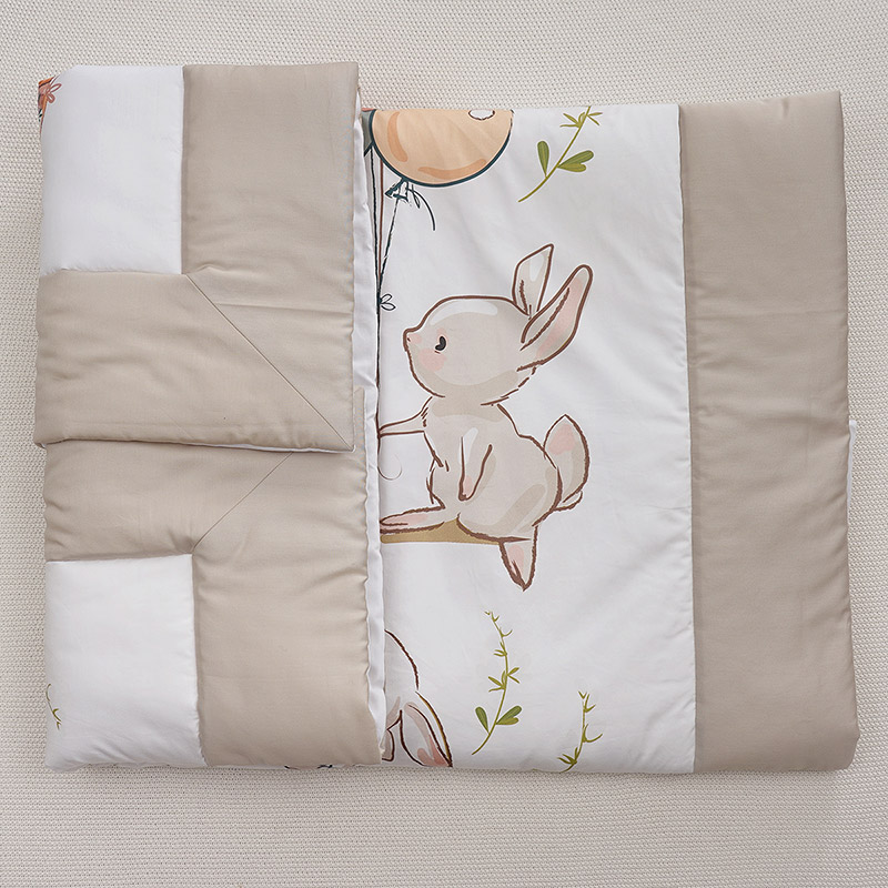 Детское одеяло 100х140 Зайчики и шарики фото 7