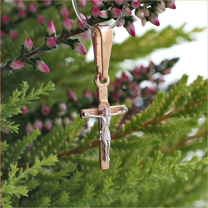 Серебряный крестик 11941АКВ фото 5