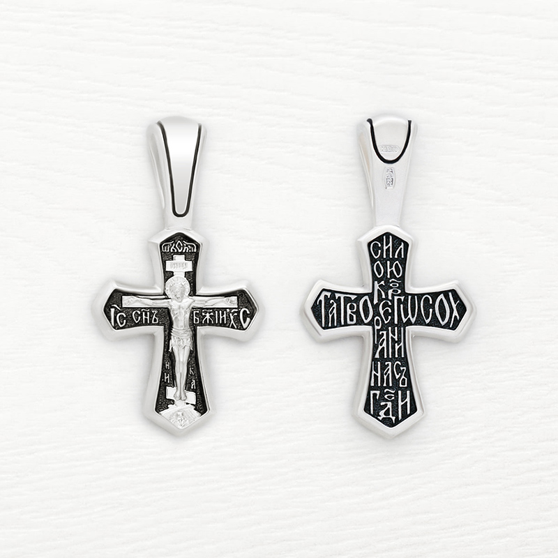 Серебряный крестик 8235ЕЛЗ фото 1