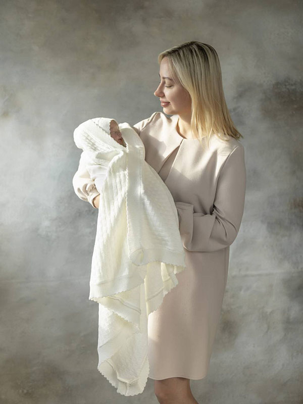 Плед "Очарование" экрю фото 1