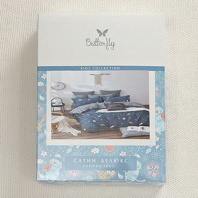 "Космос" 1,5 спальный комплект постельного белья - миниатюра фотографии товара в каталоге ЛиноБамбино