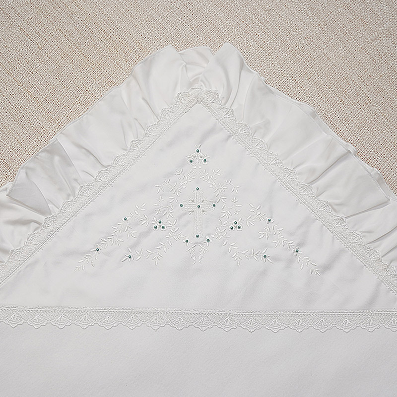 Крестильный комплект "Даниил" для мальчика с пеленкой фото 4