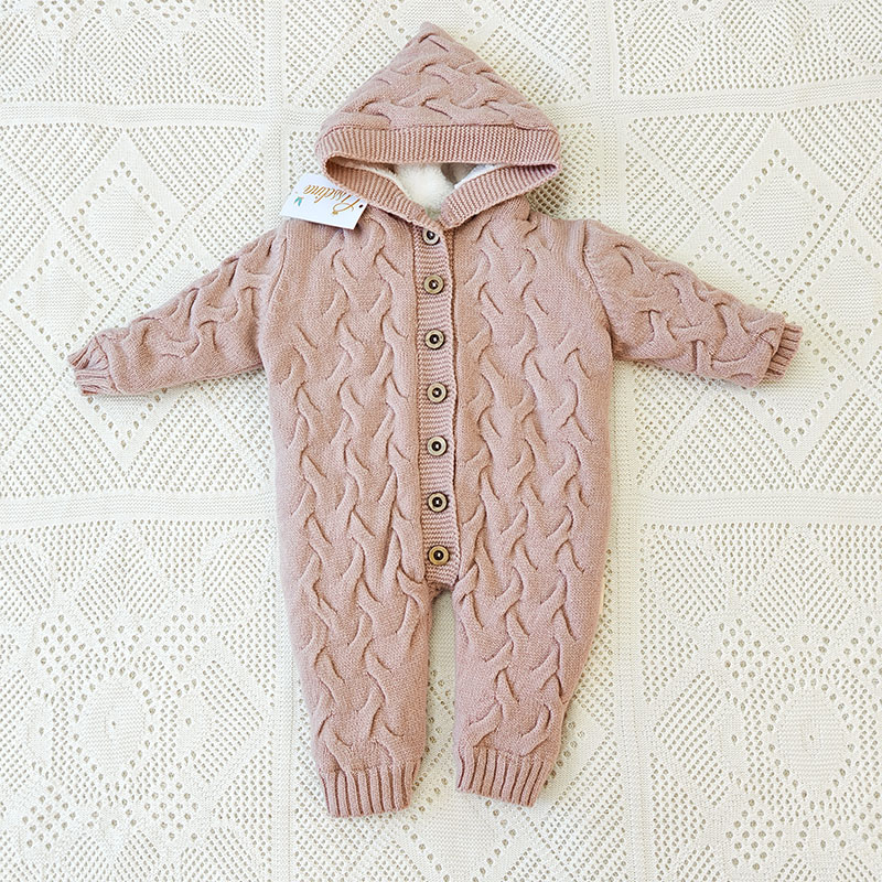 Утепленный комбинезон  "Остин" с капюшоном, пудра фото 1