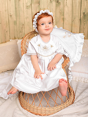 Нарядное платье "Елизавета" для девочки - миниатюра фотографии товара в каталоге ЛиноБамбино