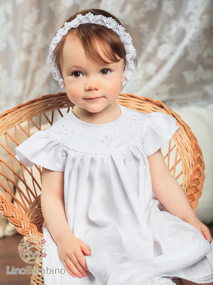 Платье "Дарья" для Крещения девочки фото 7