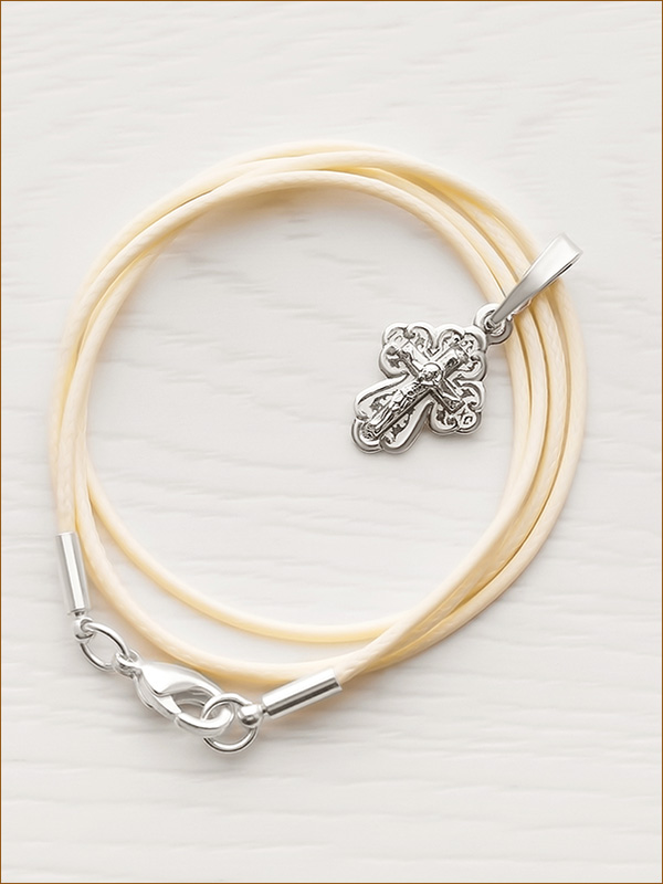 Серебряный крестик 10206АКВ фото 7