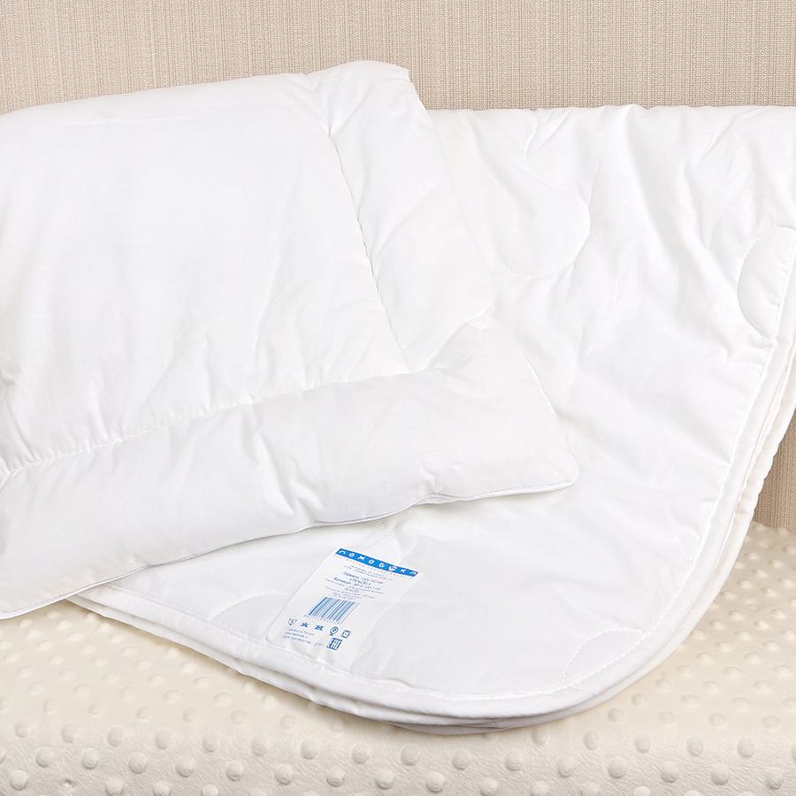 Одеяло и подушка Лежебока, тенсель фото 1