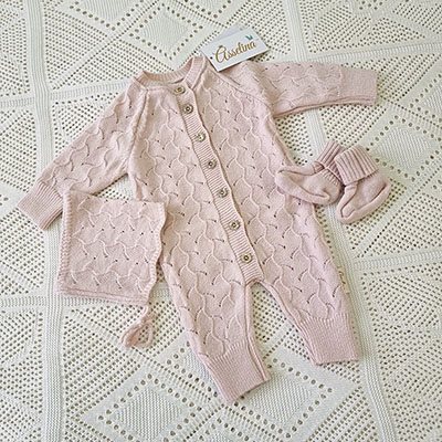 Комплект  "Нила", светло-розовый - миниатюра фотографии товара в каталоге ЛиноБамбино