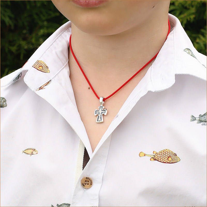 Серебряный крестик 8234ЕЛЗ фото 5