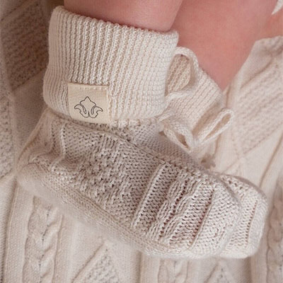 Носочки вязаные "Винни" - миниатюра фотографии товара в каталоге ЛиноБамбино