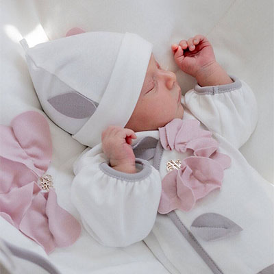 Комплект "Моне" для новорожденного - миниатюра фотографии товара в каталоге ЛиноБамбино