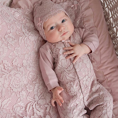 Комплект "Азалия", кружевной - миниатюра фотографии товара в каталоге ЛиноБамбино