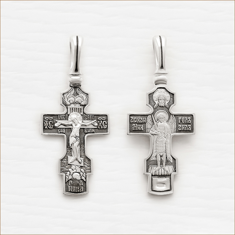 Серебряный крестик 3349ЕЛЗ фото 1