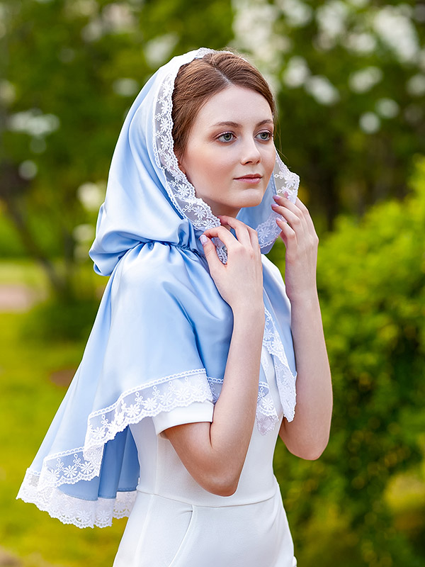 Православный платок с капюшоном "Мария" фото 1
