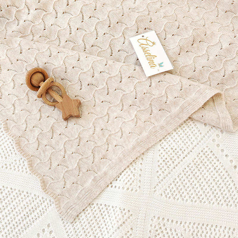 Плед "Нила",  крем-брюле фото 1