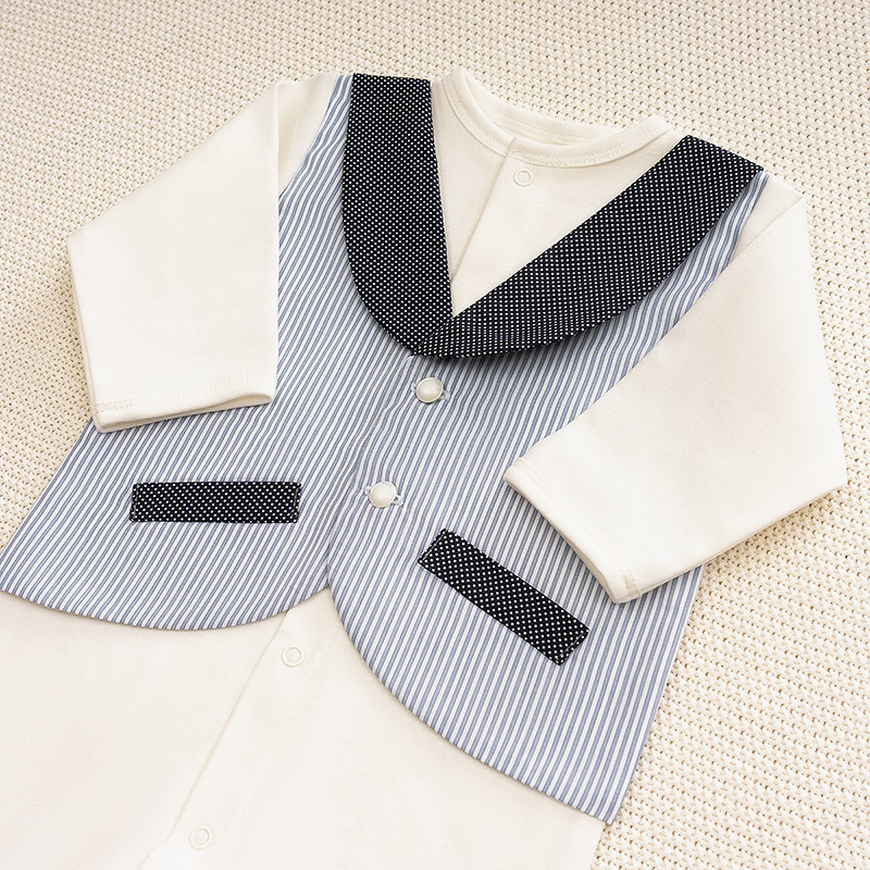 Костюмчик Денди полоска-горошек фото 3