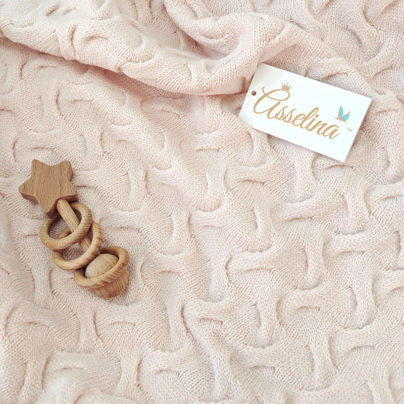 Плед "Остин",  нежно-розовый фото 1