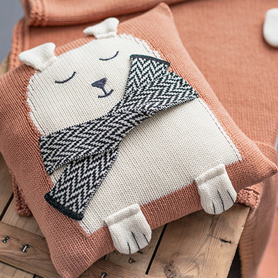 Декоративная подушка Мишка - миниатюра фотографии товара в каталоге ЛиноБамбино