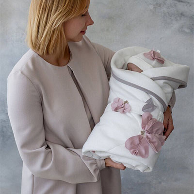 Плед-конверт "Моне" - миниатюра фотографии товара в каталоге ЛиноБамбино