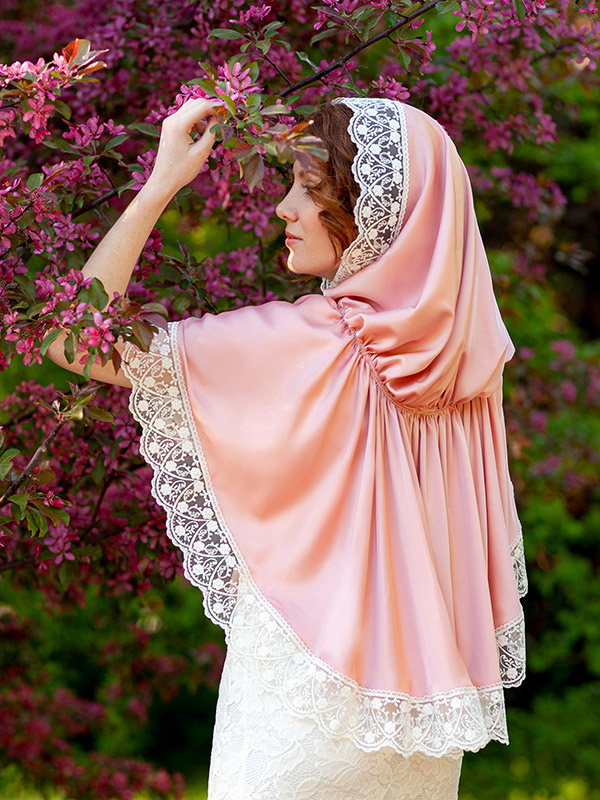 Женский платок с капюшоном "Ариадна" фото 5