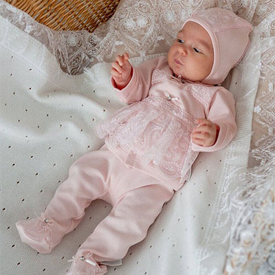 Комплект "Майя", розовый - миниатюра фотографии товара в каталоге ЛиноБамбино