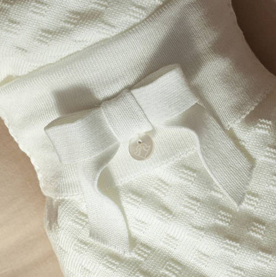 Пояс " Бант" экрю - миниатюра фотографии товара в каталоге ЛиноБамбино