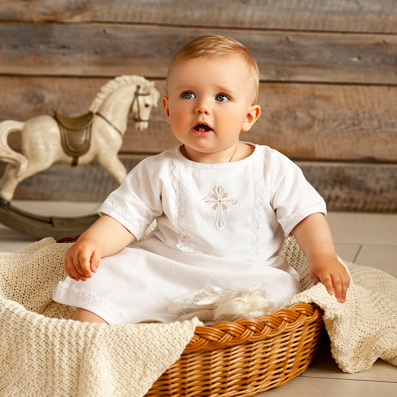 Фото товара "Крестильный комплект "Светик" для ребенка с пеленкой" при наведении
