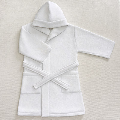 Детский махровый халат белый - миниатюра фотографии товара в каталоге ЛиноБамбино