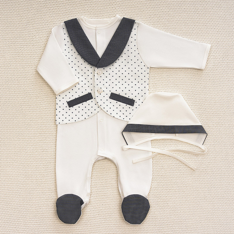 Костюмчик/комплект с уголком Денди авиатор фото 1