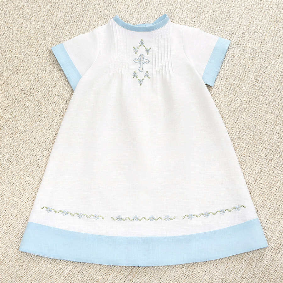Платье "Незабудка" для Крещения девочки фото 4