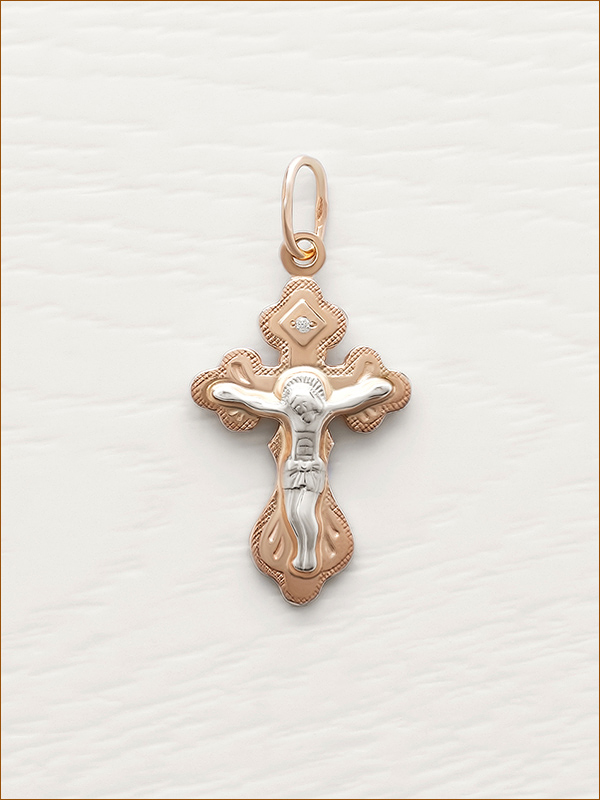 Серебряный крестик 3501ЕЛЗ фото 4