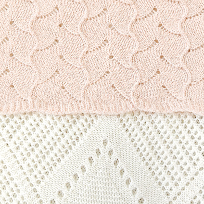 Плед "Нила",  светло-розовый фото 2