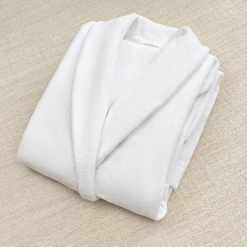 Махровый халат для папы белый фото 1